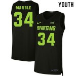 Youth Julius Marble Michigan State Spartans #34 Nike NCAA Black Authentic College Stitched Basketball Jersey NA50D70NE